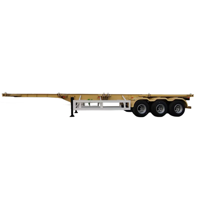 Heavy Duty Skeletal Traile Heavy Duty Skeletal Trailer for Overweight Container Transport