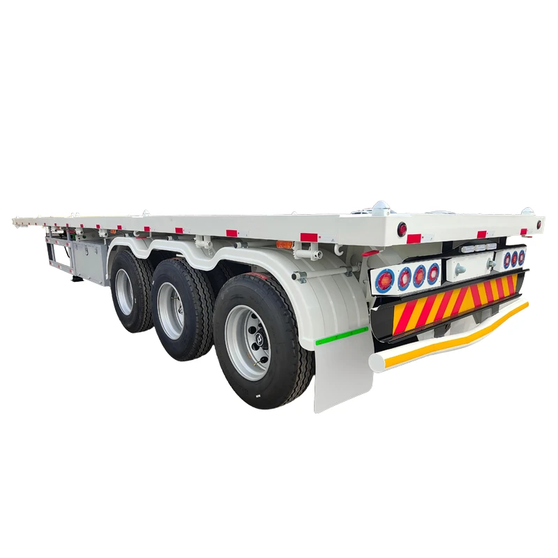 Flatbed Semi Trailer1 Drop Deck Lowboy Flatbed Semi Trailer