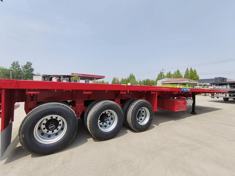 Flatbed Lowbed Semi Trailer for Multi-Purpose Cargo Transport