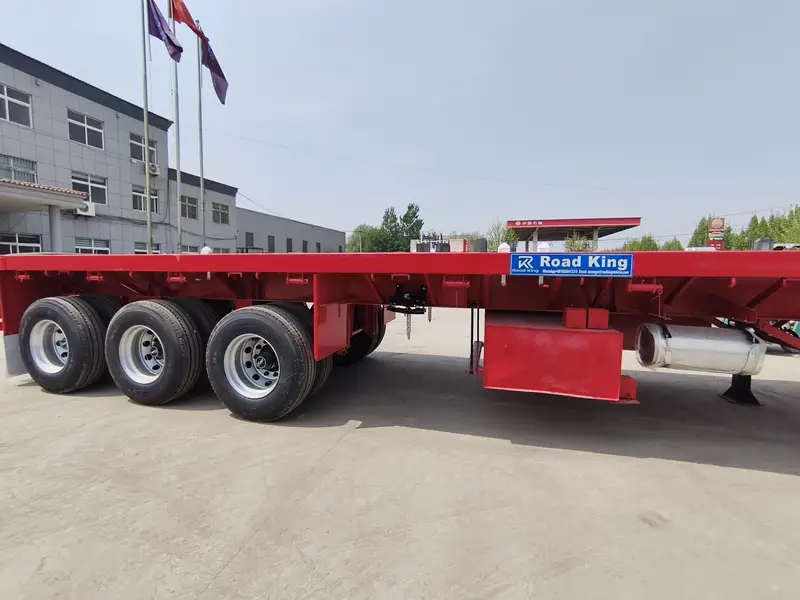 Flatbed Lowbed Semi Trailer for Multi-Purpose Cargo Transport