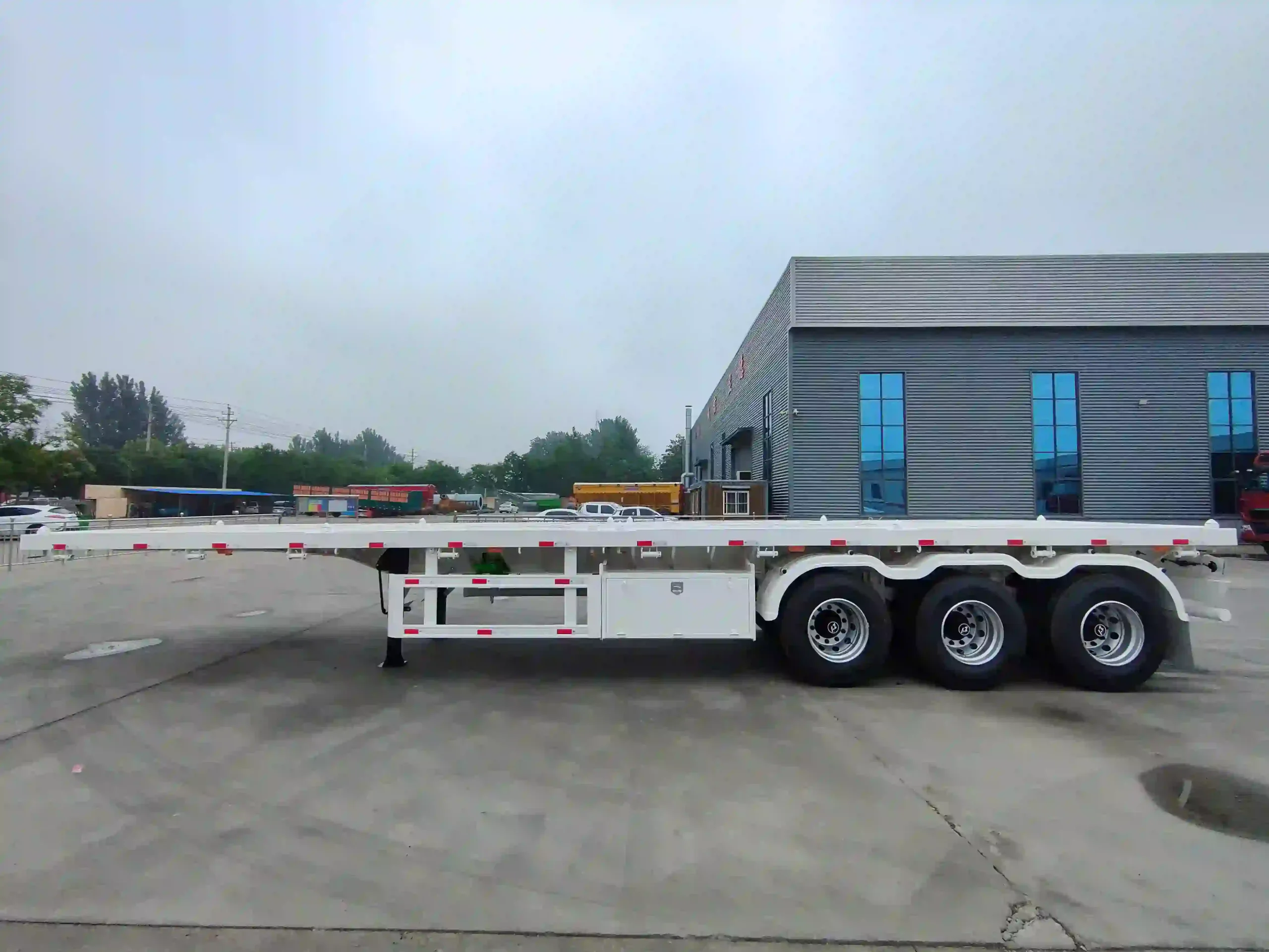 Drop Deck Lowboy Flatbed Semi Trailer