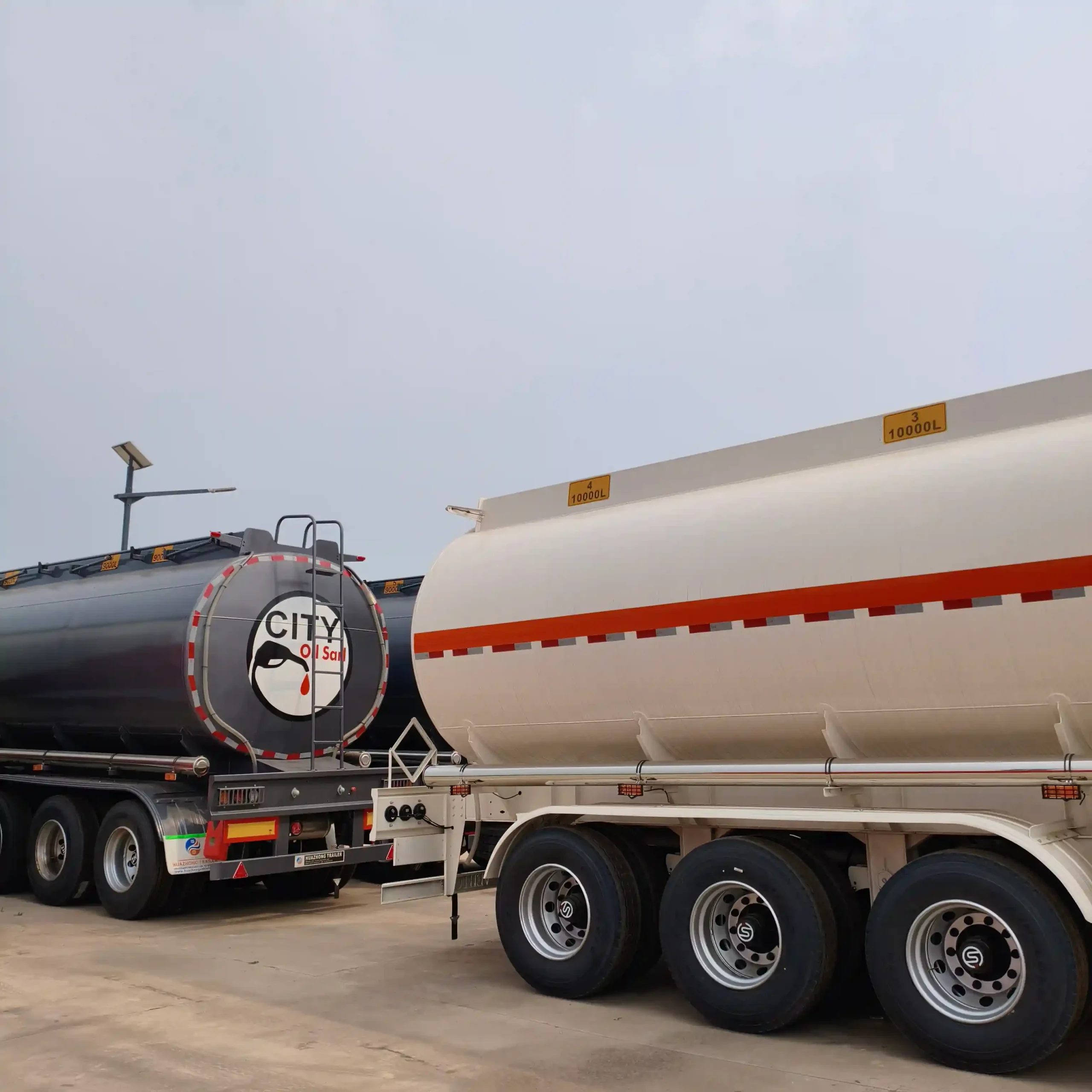 Carbon Steel Fuel Tank Trailer for Diesel and Gasoline Transport