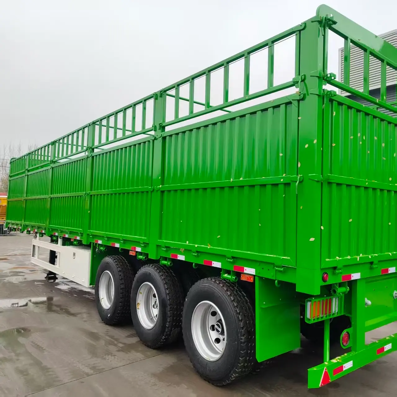 Heavy Duty Fence Cargo Trailer for Bulk & Agricultural Transport