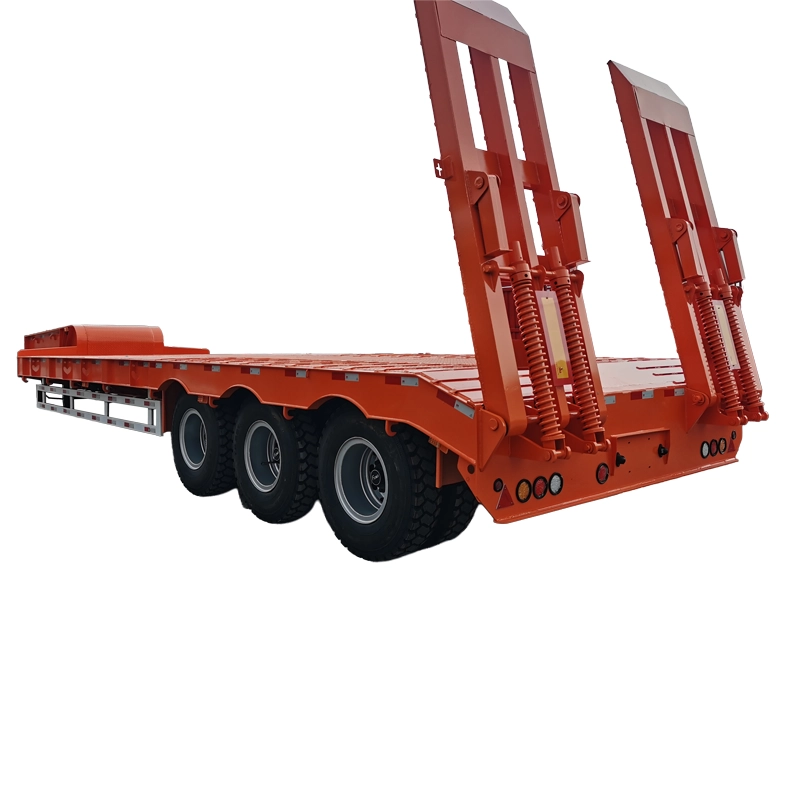 Removable Gooseneck (RGN) (1) Heavy Duty Removable Gooseneck RGN Trailer 4 Axle for Oversized Cargo