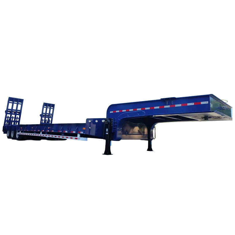 Removable Gooseneck (RGN) (1) 60 Ton Removable Gooseneck RGN Trailer 3 Axle for Construction Equipment