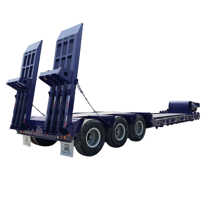 Removable Gooseneck (RGN) (1) Removable Gooseneck RGN Trailer 3 Axle for Heavy Equipment Transport