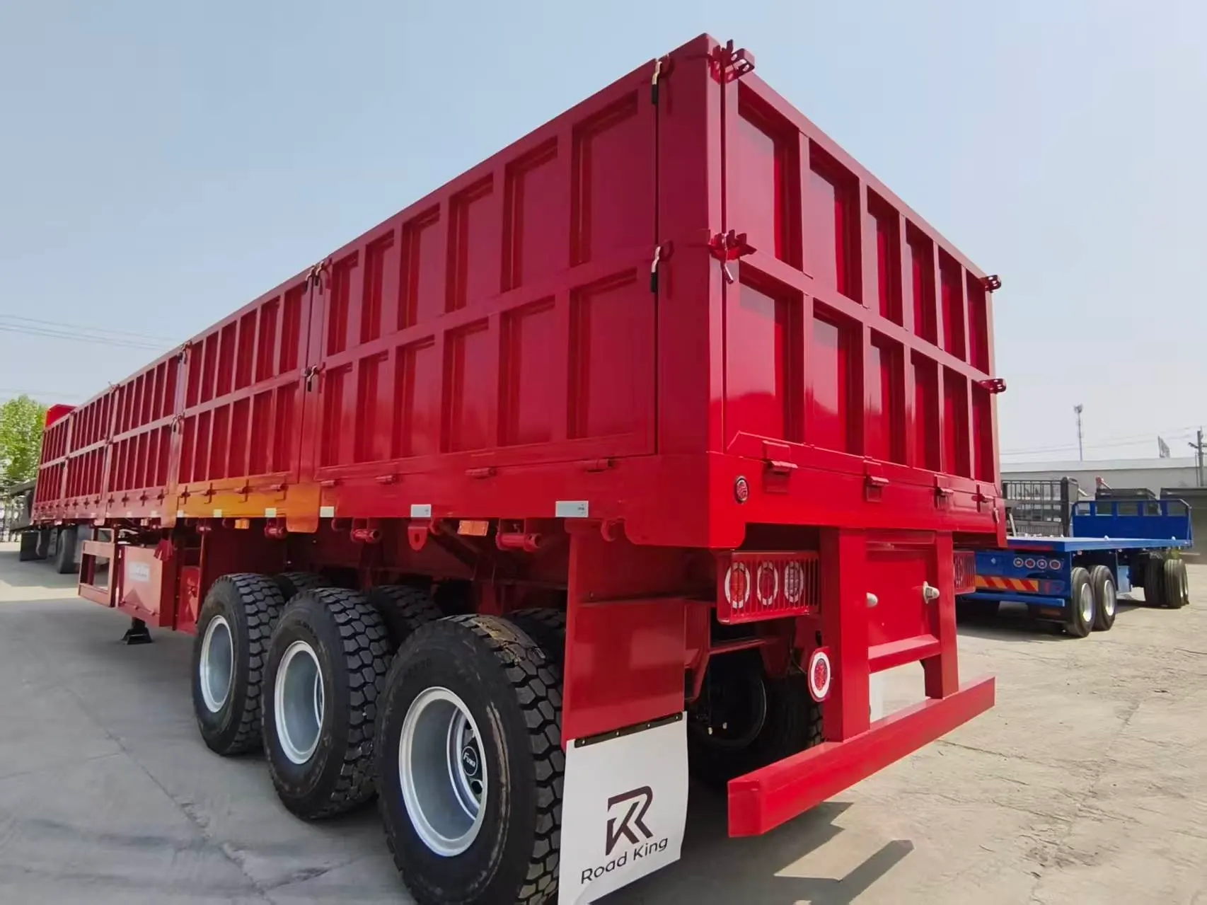 Lightweight Side Wall Semi Trailer for General Cargo Transport