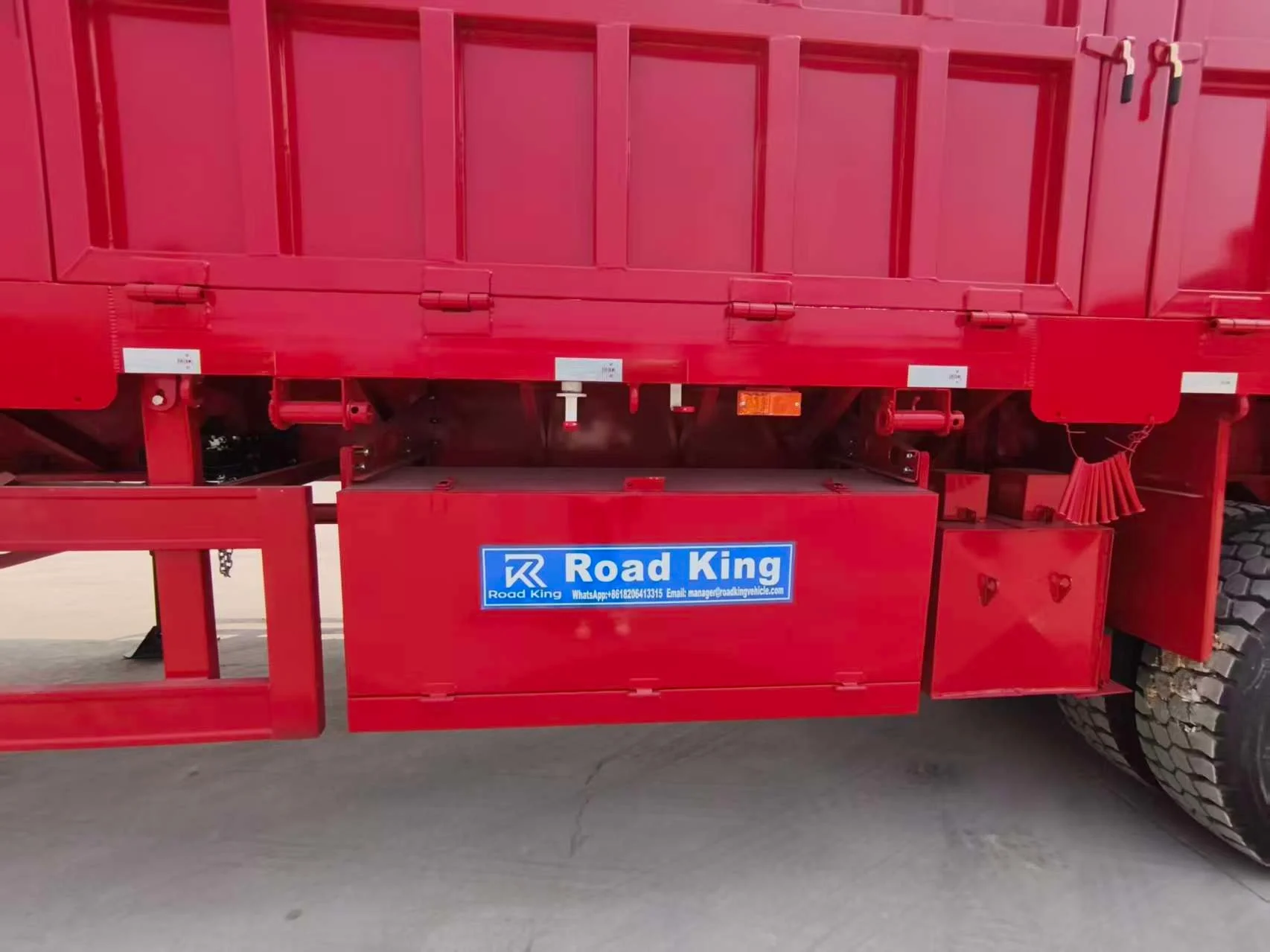 High Capacity Side Wall Semi Trailer for Bulk Cargo Transport