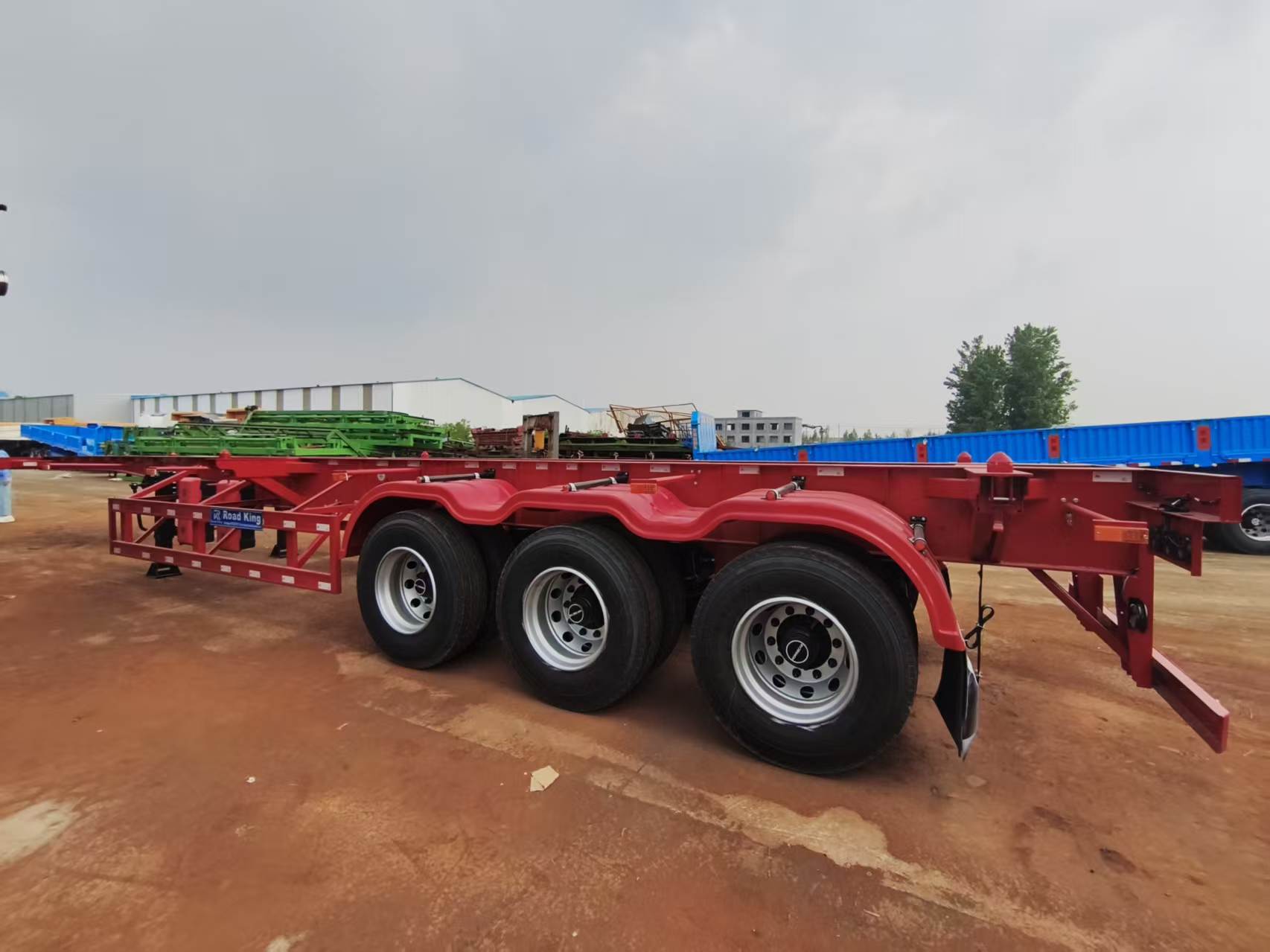 Skeleton Trailer2 20FT Container Skeletal Trailer