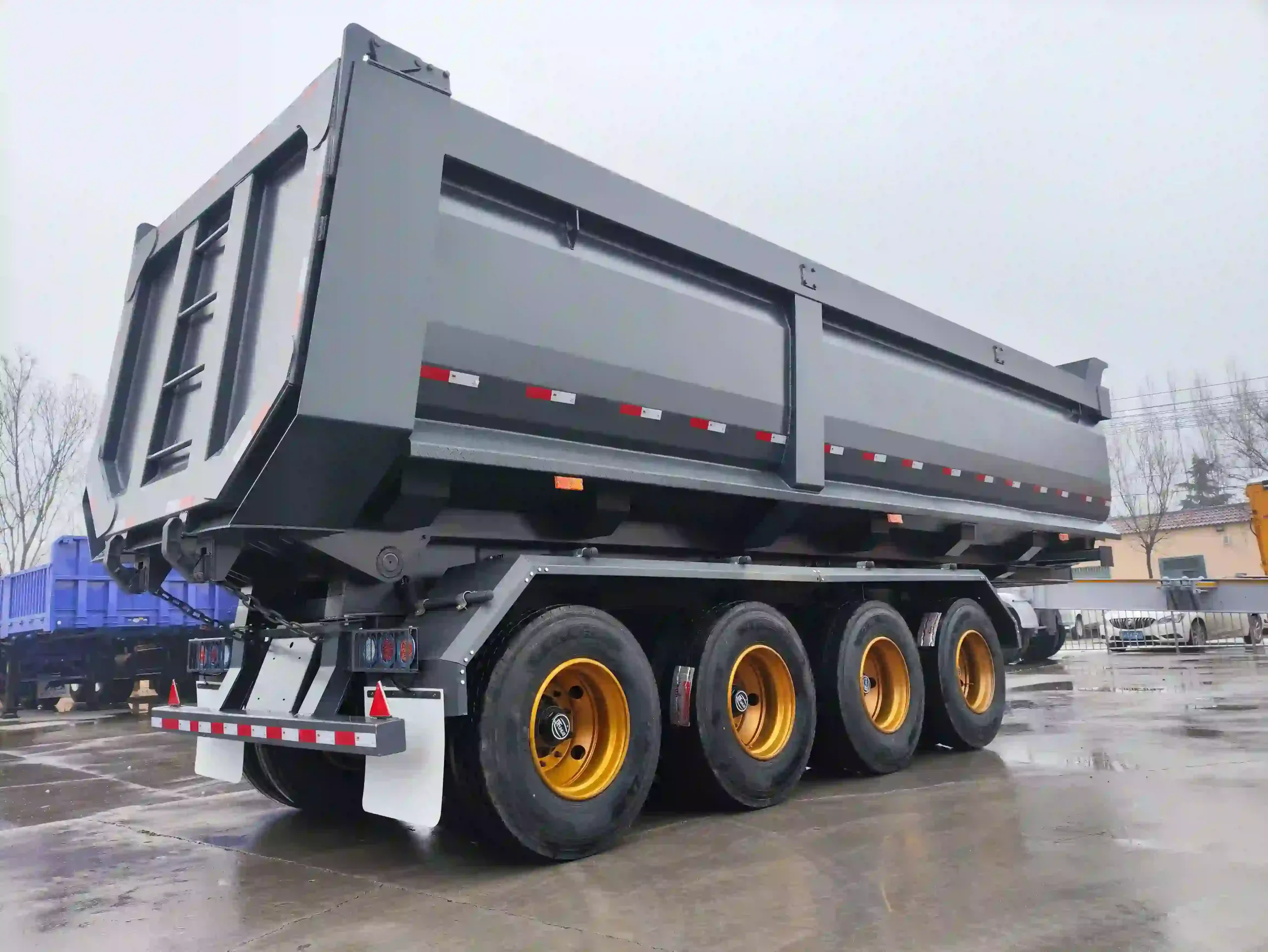 High Capacity Tipper Semi Trailer for Heavy-Duty Transport
