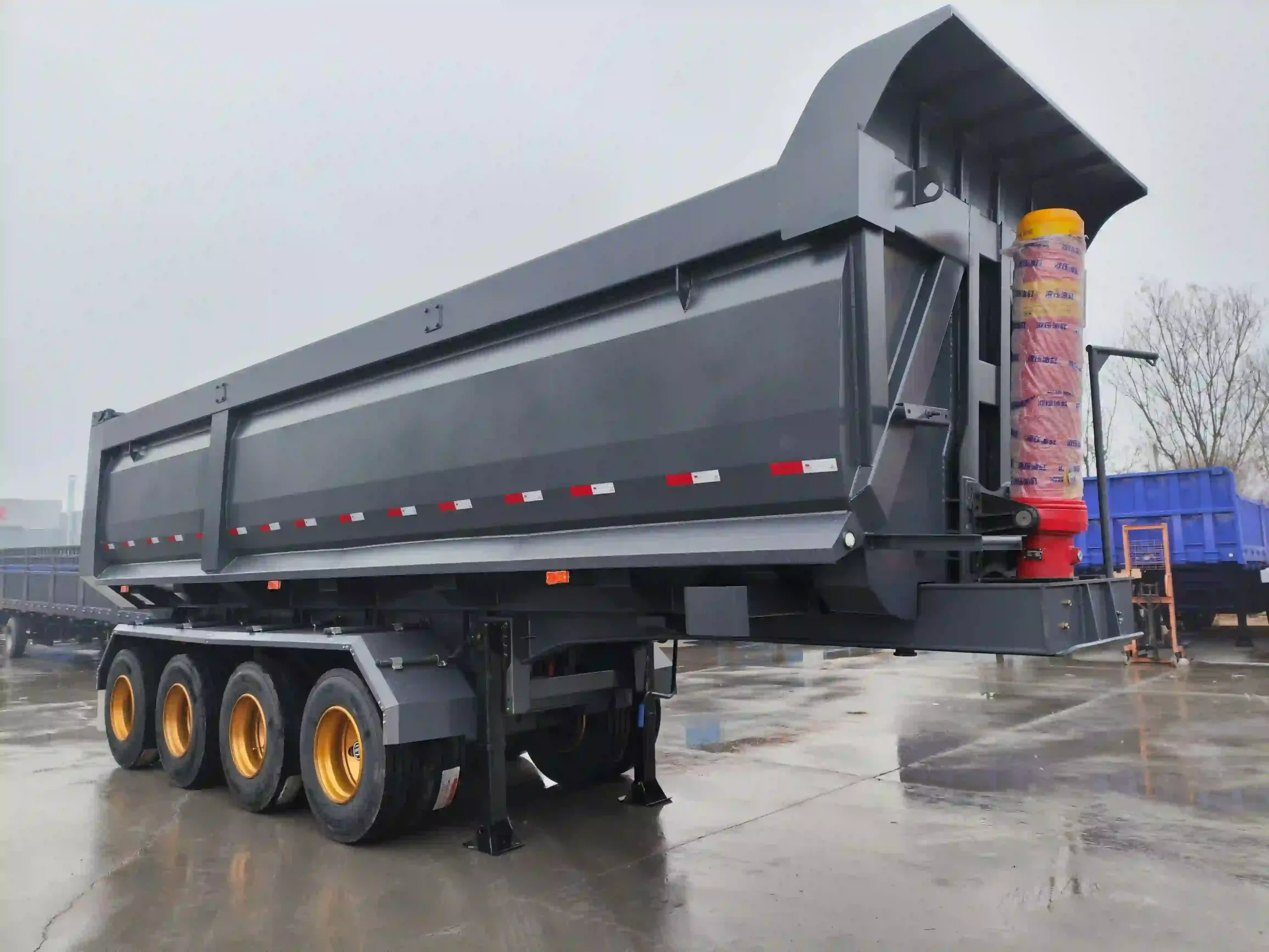 High Capacity Tipper Semi Trailer for Heavy-Duty Transport