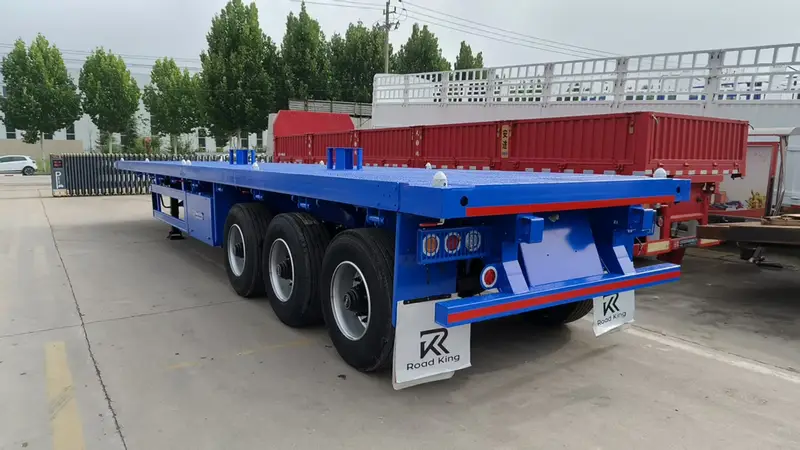 13 Meter 3 Axle Flatbed Trailer for General Cargo