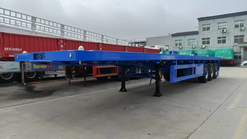 13 Meter 3 Axle Flatbed Trailer for General Cargo