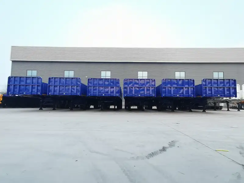 3 Axle Heavy Duty Side Wall Cargo Semi Trailer