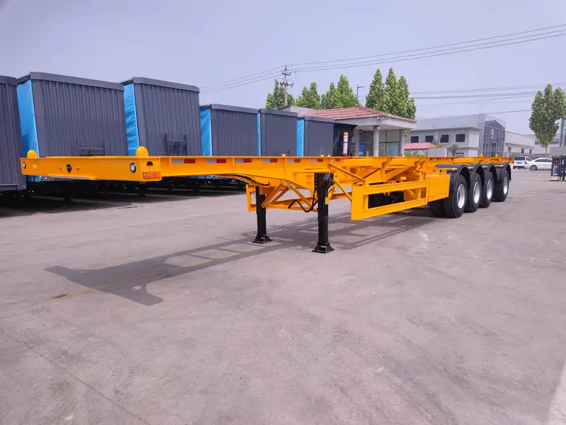 4 Axle 40FT Container Chassis Trailer