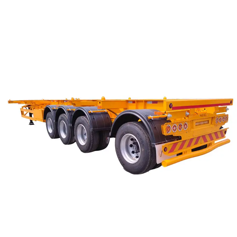 4 Axle 40FT Container Chassis Trailer (1) 4 Axle 40FT Container Chassis Trailer