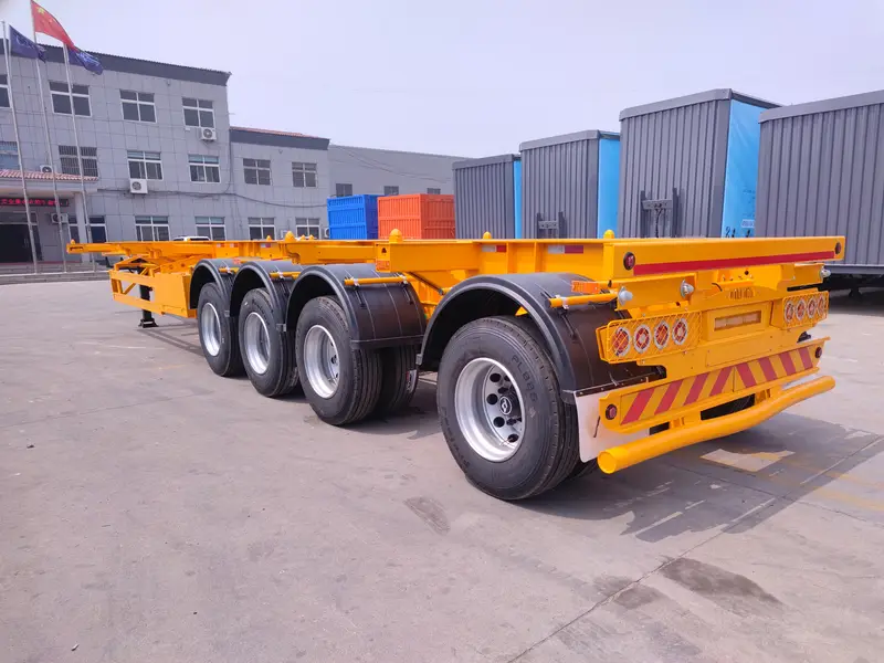 4 Axle 40FT Container Chassis Trailer
