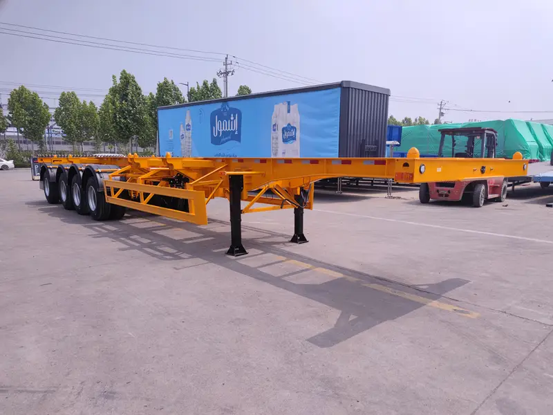 4 Axle 40FT Container Chassis Trailer