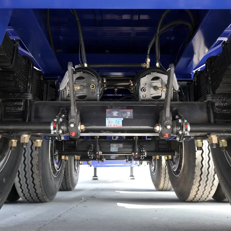 4 Axle Bulk Cement Tanker Trailer for Powder Material Transport