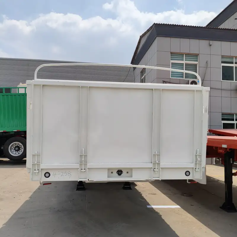 40FT 3 Axle Side Wall Semi Trailer with High Side Panels