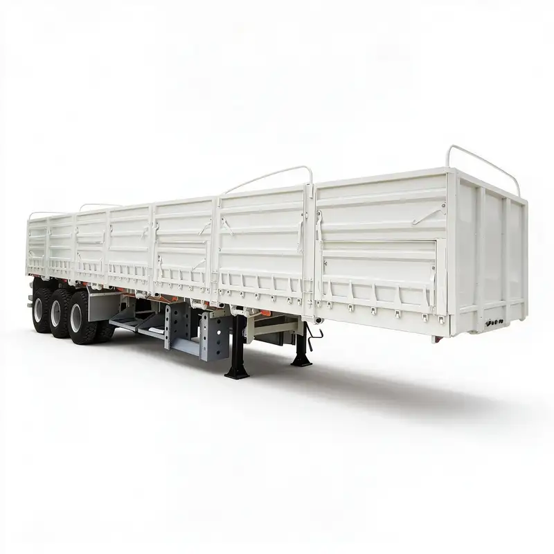 40FT 3 Axle Side Wall Semi Trailer with High Side Panels (1)_1 40FT 3 Axle Side Wall Semi Trailer with High Side Panels