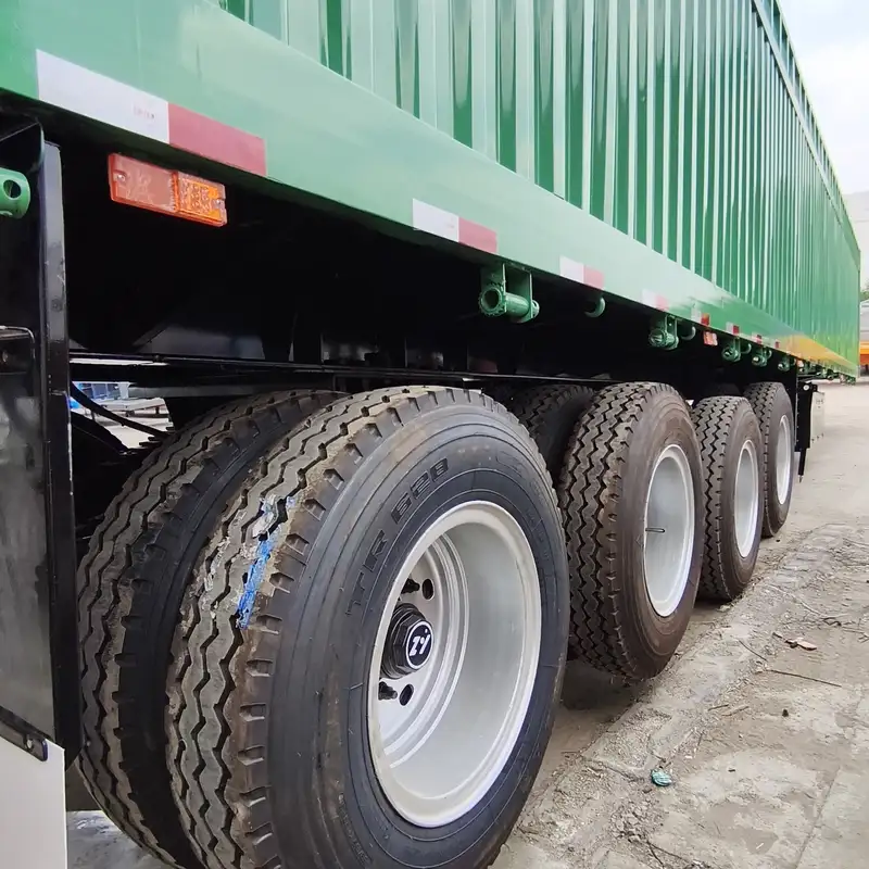 80 Ton 4 Axle Fence Semi Trailer