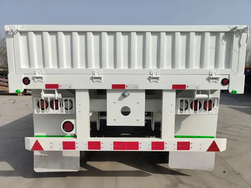 80 Ton 4 Axle Side Wall Semi Trailer