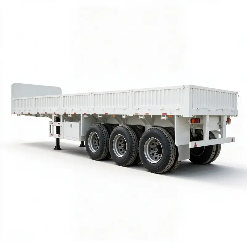 80 Ton 4 Axle Side Wall Semi Trailer (3) 80 Ton 4 Axle Side Wall Semi Trailer