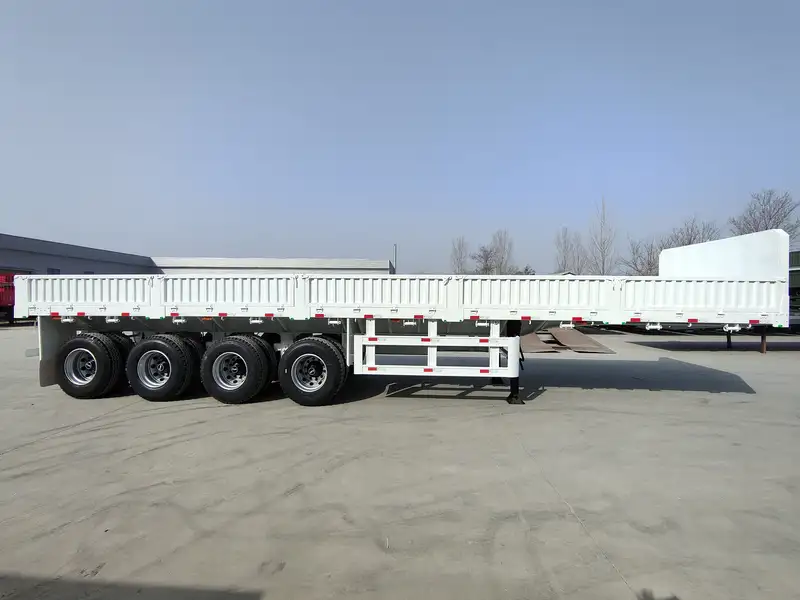 80 Ton 4 Axle Side Wall Semi Trailer