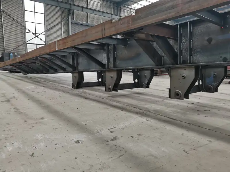 Heavy Duty 3 Axle Flatbed Trailer with Double Tires