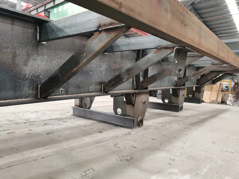 Heavy Duty 3 Axle Flatbed Trailer with Double Tires