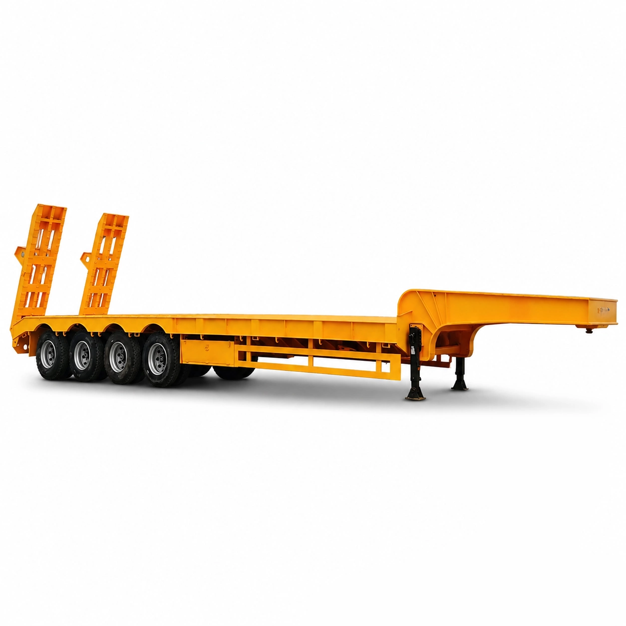 80 Ton 4 Axle Heavy Duty Lowbed Trailer (2) 80 Ton 4 Axle Heavy Duty Lowbed Trailer