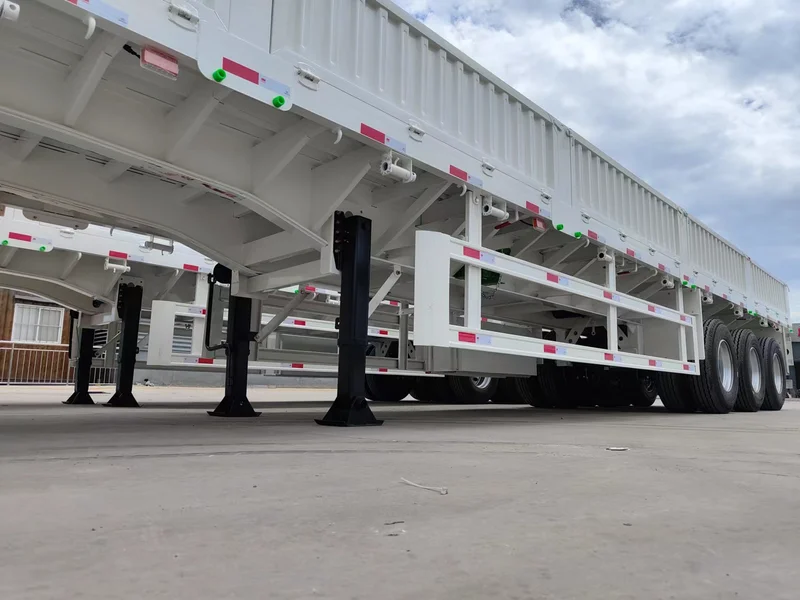 3 Axle Side Wall Semi Trailer for Agricultural and General Cargo Transport
