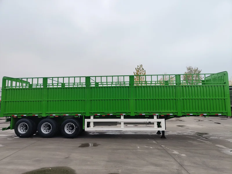 40 Ton 3 Axle Fence Semi Trailer for Agricultural and General Cargo Transport