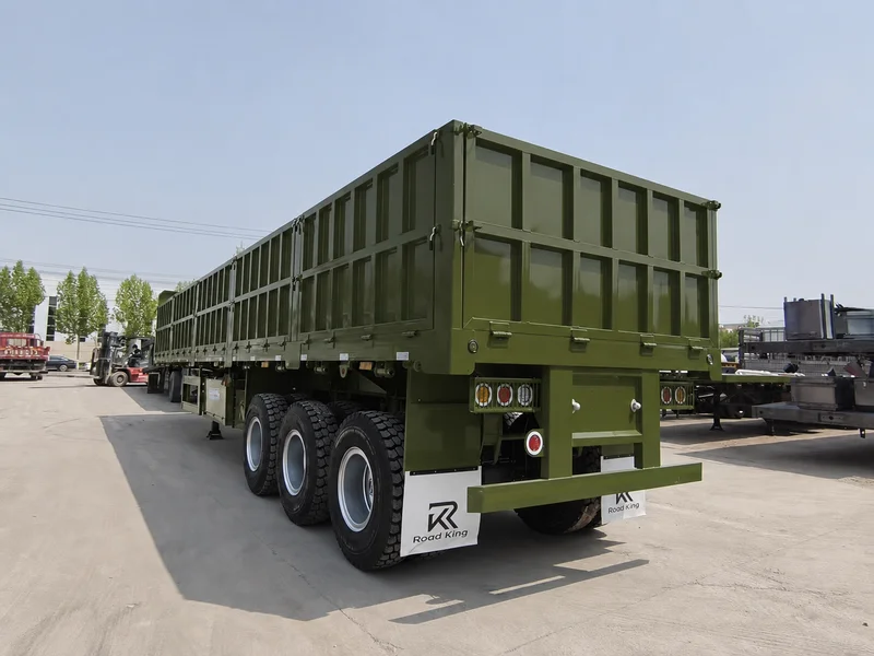 60 Ton 3 Axle Grain Semi Trailer for Agricultural Cargo Transport