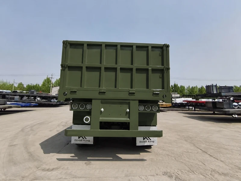 60 Ton 3 Axle Grain Semi Trailer for Agricultural Cargo Transport