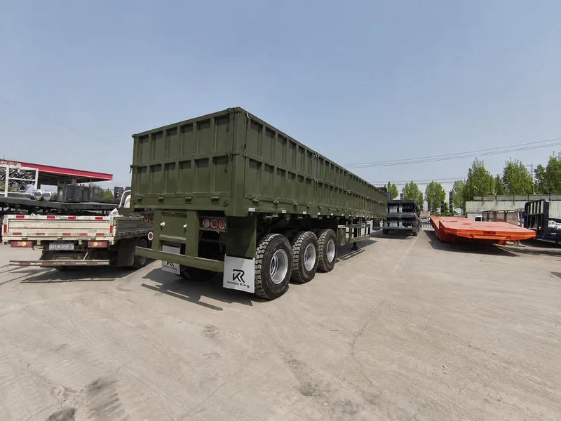 60 Ton 3 Axle Grain Semi Trailer for Agricultural Cargo Transport