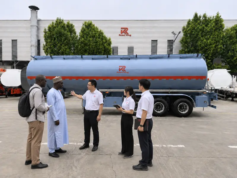 Mali Customer Purchases a 45CBM 4-Axle Fuel Tanker Trailer